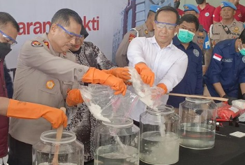 Polda Jateng Musnahkan 26 Kg Sabu-10.300 Butir Ekstasi Jaringan Freddy Pratama