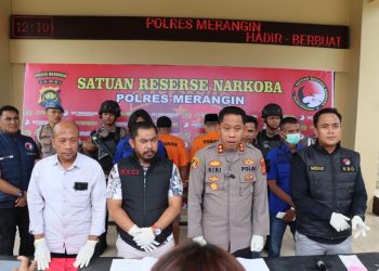 Polres Merangin Tangkap Kurir dan Bandar, Sita 2 Kg Sabu