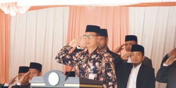Bupati Bengkalis Pimpin Upacara Hari Santri Nasional 2025 di Pondok Modern Al Jauhar Duri