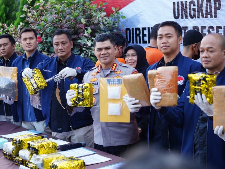 Polri Bongkar Jaringan “Golden Triangle”, Puluhan Kilogram Narkotika Disita di Jabar