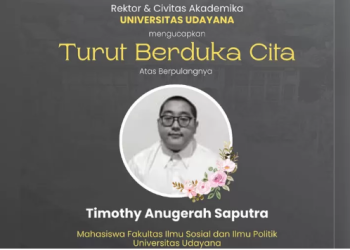 Tragedi Timothy Anugerah Saputra, Mahasiswa Unud Diduga Akhiri Hidup Setelah Jadi Korban Bullying