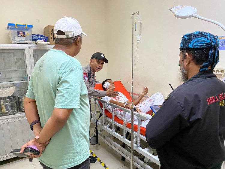 Pelajar SMK Dibacok Orang Tak Dikenal di Tengah Keramaian Sukabumi