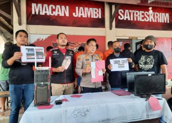 Giat Pemberantasan: Polri Ungkap Lima Kasus Judi Online di Jambi, Beberapa Pelaku Ditangkap