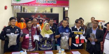 Polda Kepri Ringkus 13 Pengedar Narkoba di Batam, Sita Sabu dan Ganja Hasil Joint Investigation