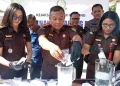 Kejari Buleleng Musnahkan Lebih dari 300 Gram Narkotika dari 52 Perkara