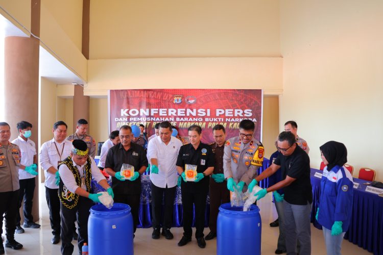 Komitmen Berantas Narkotika: Polda Kaltara Musnahkan Sabu Seberat 4,5 Kg