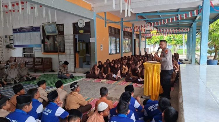 Polres Aceh Jaya Gelar Program Unggulan “Polisi Sajan Sikula” di SMP Negeri 1 Jaya